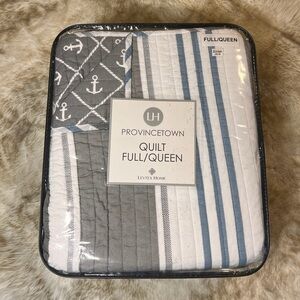 NWT Levtex Home Reversible Nautical Themed Full/Queen Quilt